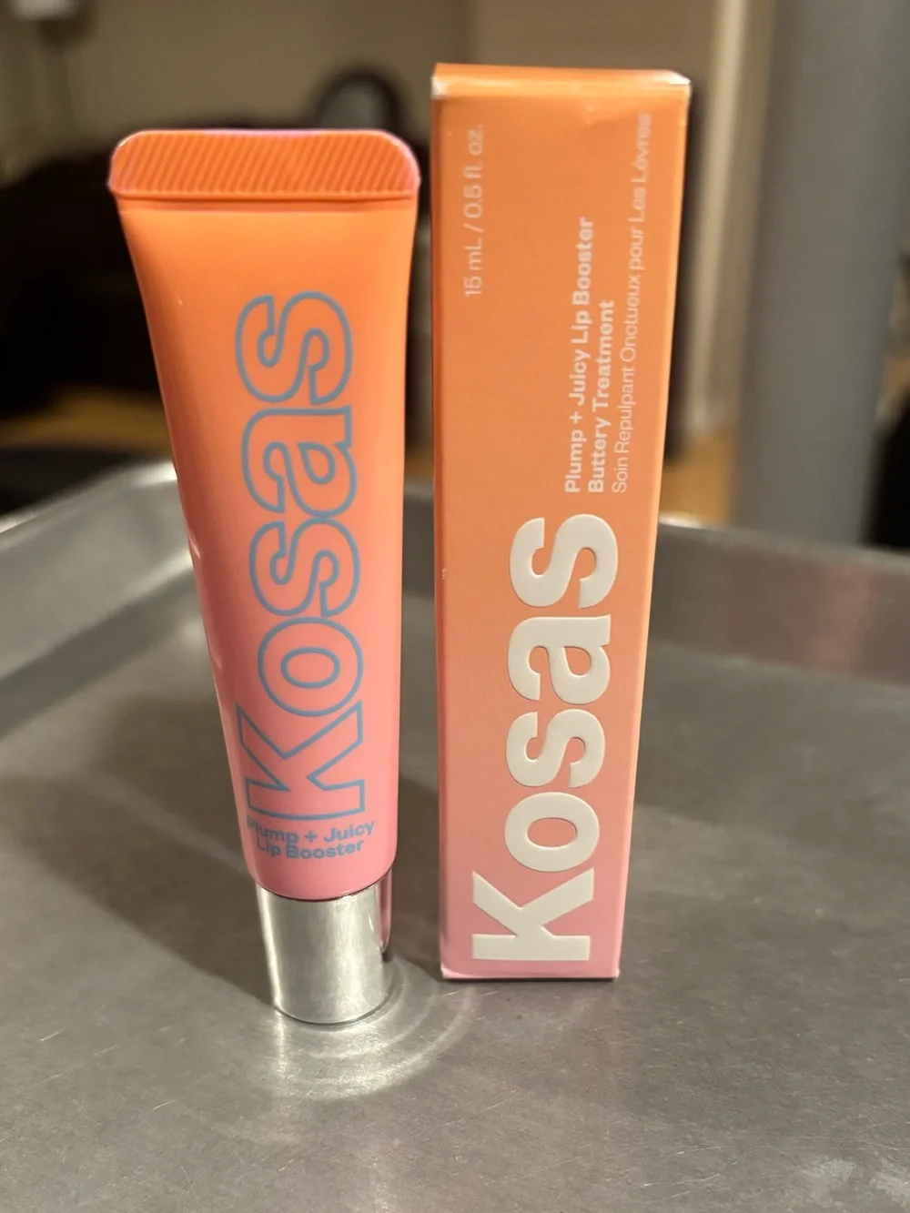 Kosas Plump + Juicy Lip Booster Buttery Treatment — Clear
